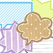 TypoInsta用フキダシ素材の見本
